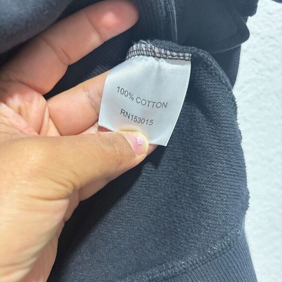 NWT Roots of Fight Ali Ro Large  Cardigan Jacket Black Long Sleeve Front Pocket - Picture 11 of 12